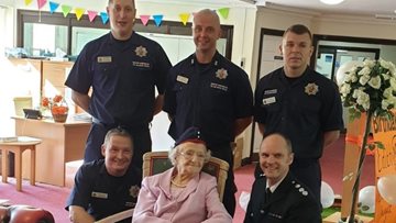 100 birthday candles as Bolton care home Resident celebrates special day
